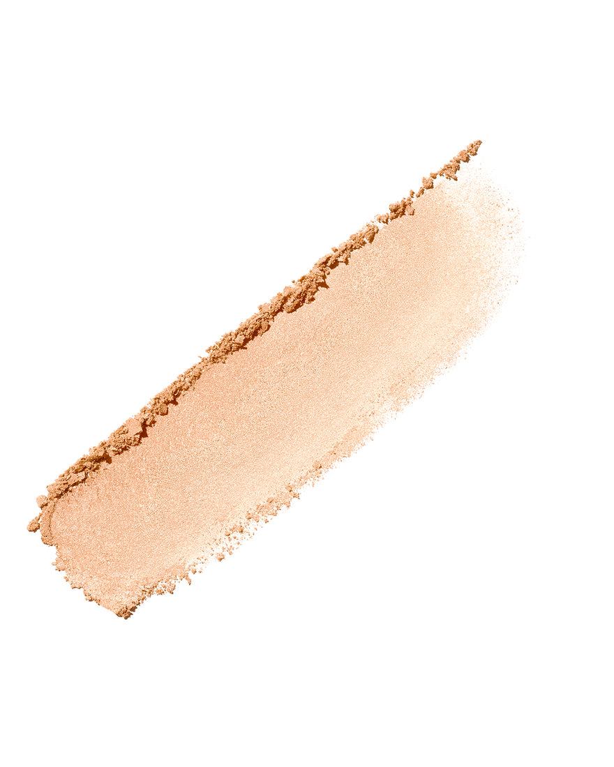 Product smear of Demi'glow Light-Diffusing Highlighter  in shade Prosecco on a white background.